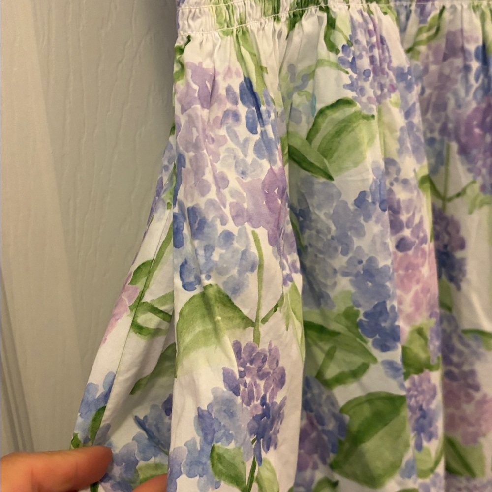 Hill House Elizabeth Nap Dress – Purple Hydrangea – Small - Picture 7 of 10
